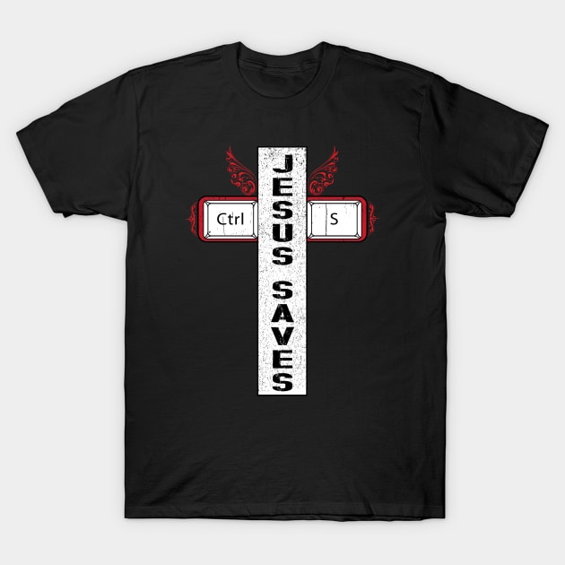 Jesus Saves T-Shirt by ArticArtac